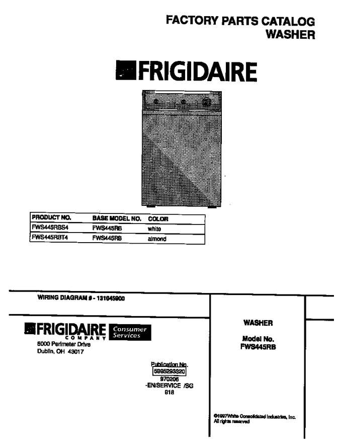Diagram for FWS445RBS4