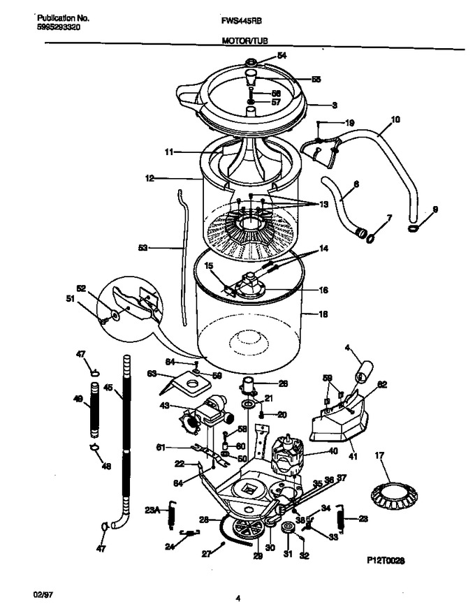 Diagram for FWS445RBS4