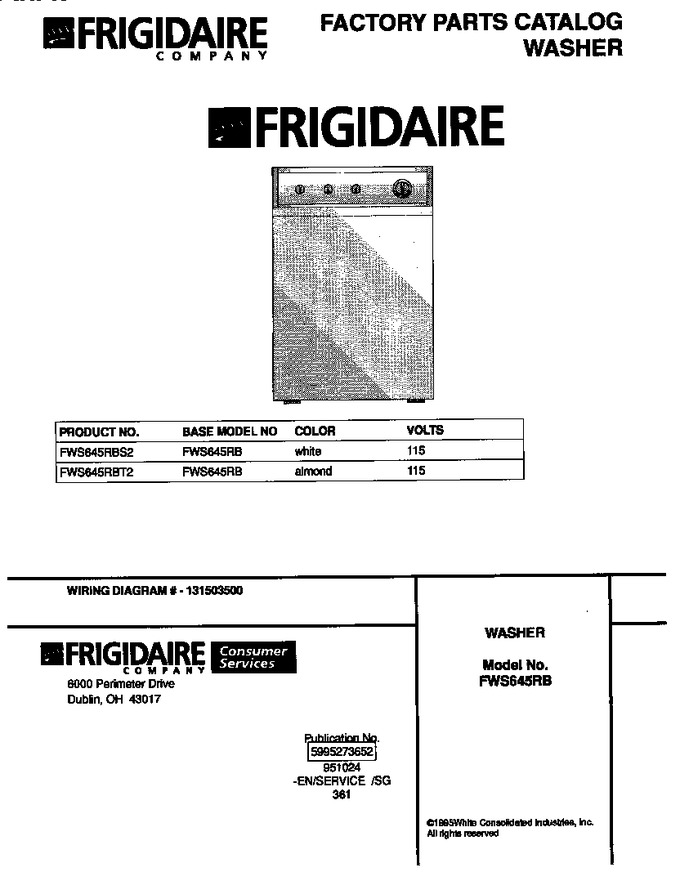 Diagram for FWS645RBT2