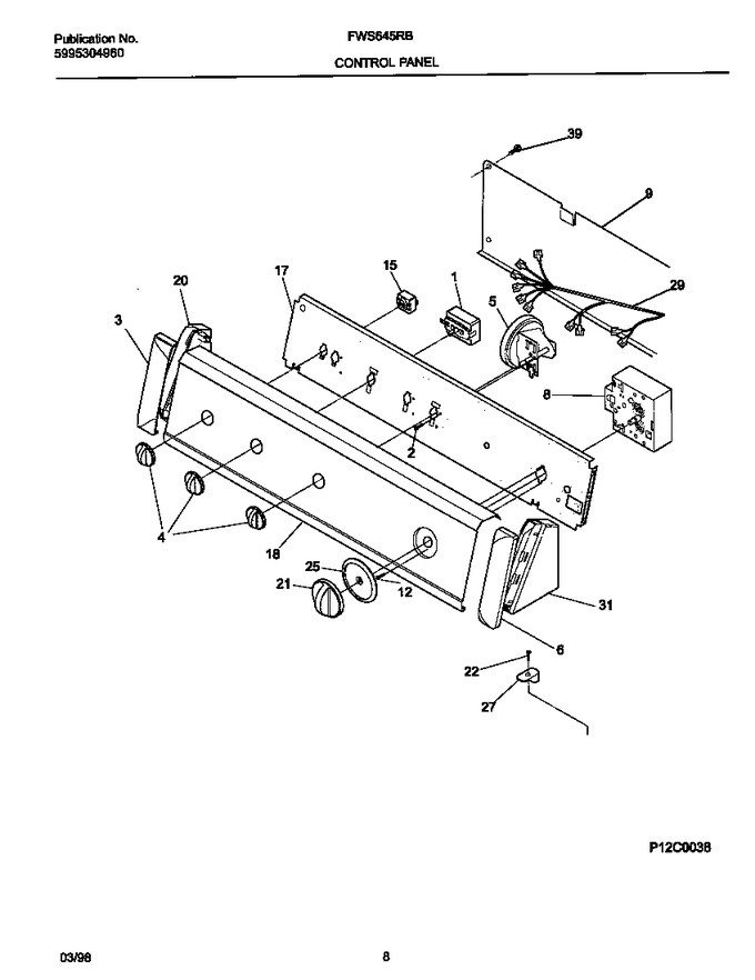 Diagram for FWS645RBS5