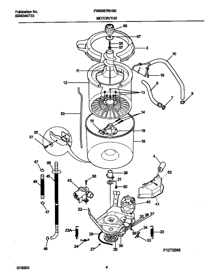 Diagram for FWS687RHS0