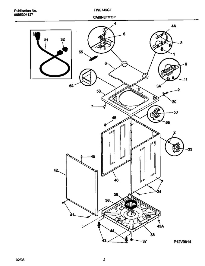 Diagram for FWS745GFT0