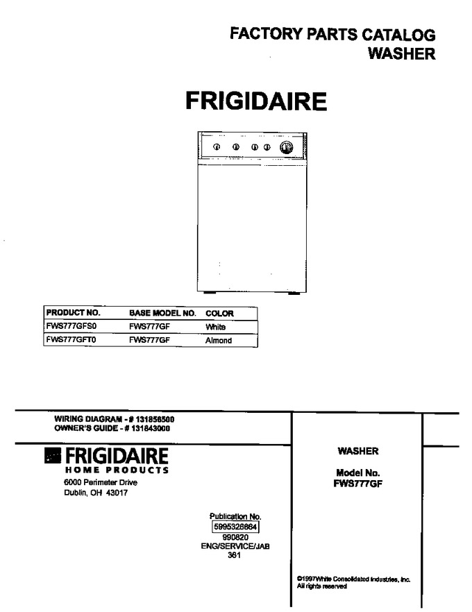 Diagram for FWS777GFS0