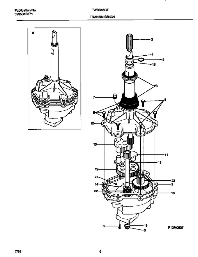 Diagram for FWS845GFT1