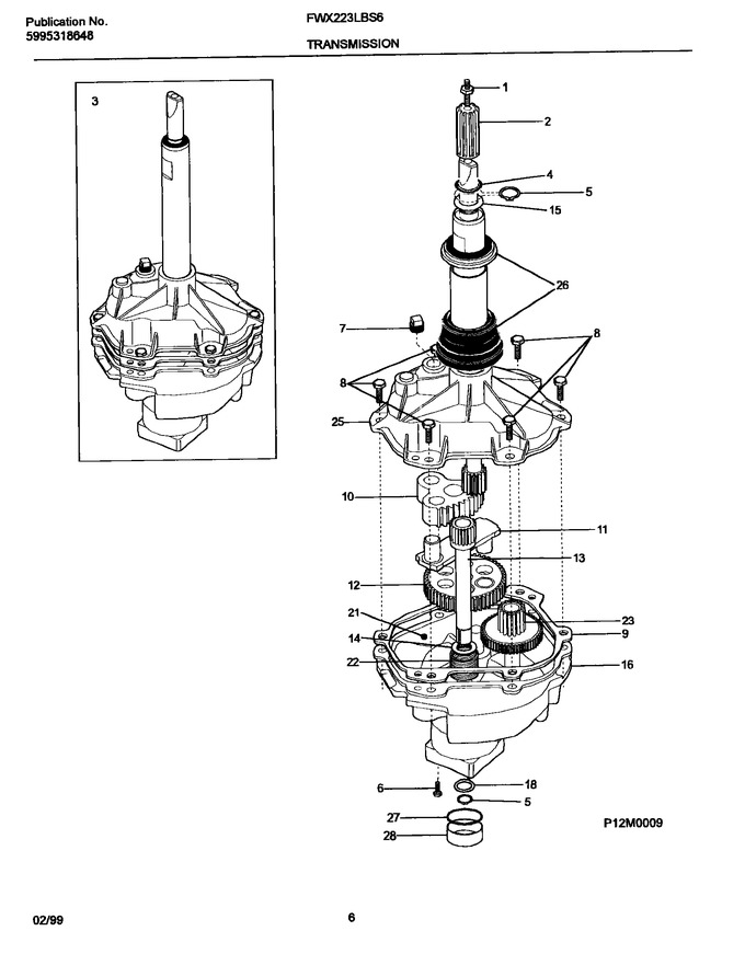 Diagram for FWX223LBS6