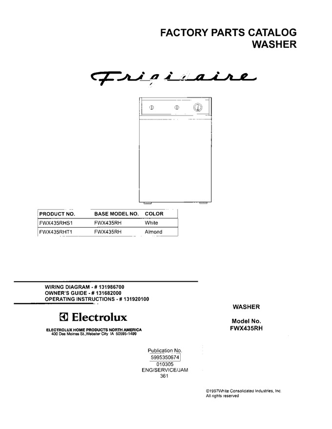 Diagram for FWX435RHS1