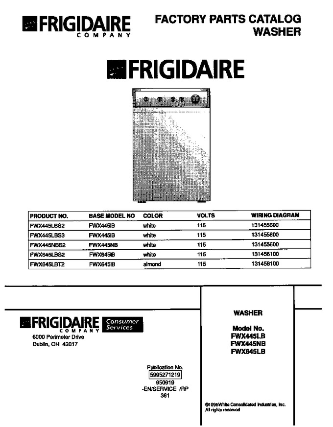 Diagram for FWX645LBT2