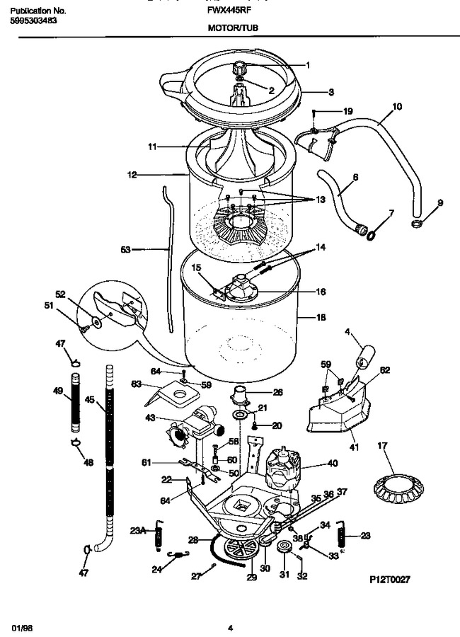 Diagram for FWX445RFT0