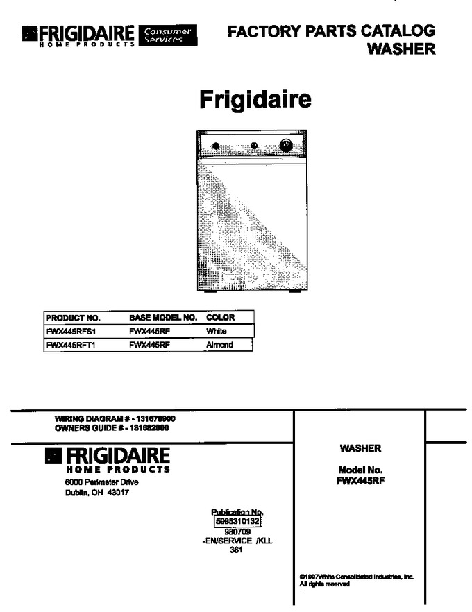 Diagram for FWX445RFT1