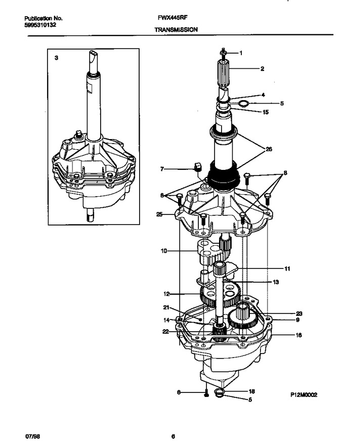 Diagram for FWX445RFS1