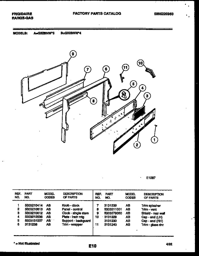 Diagram for G32BNW3