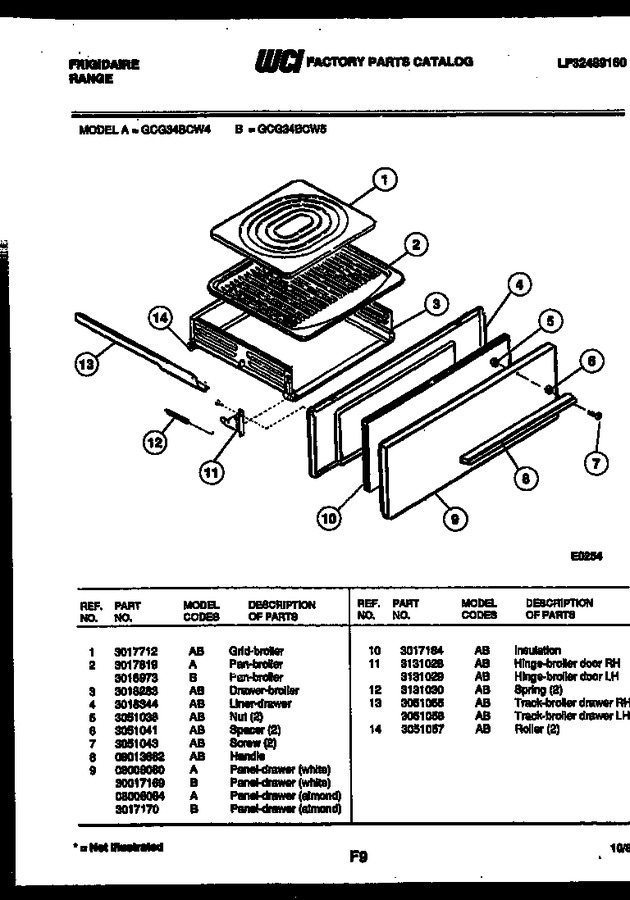 Diagram for GCG34BCW4