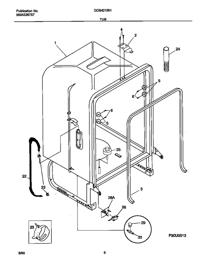 Diagram for GDB421RHS1