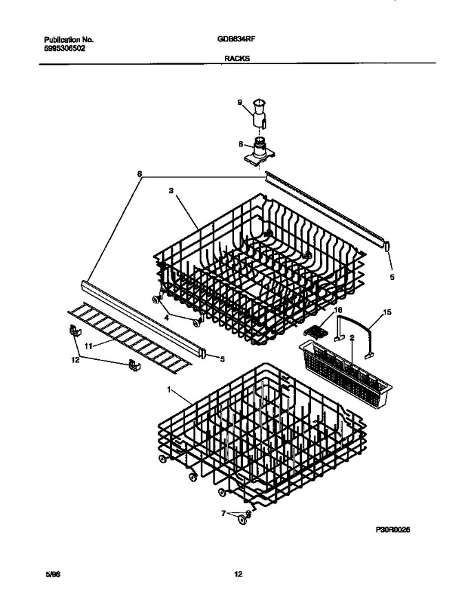 Diagram for GDB634RFS1