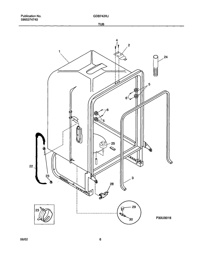 Diagram for GDB742RJB2