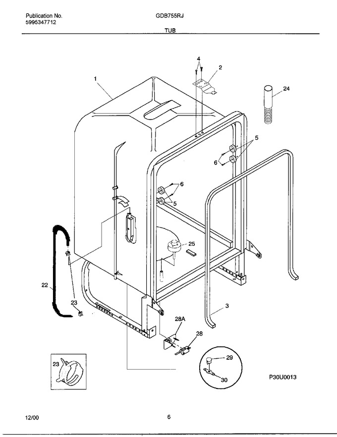 Diagram for GDB755RJS0
