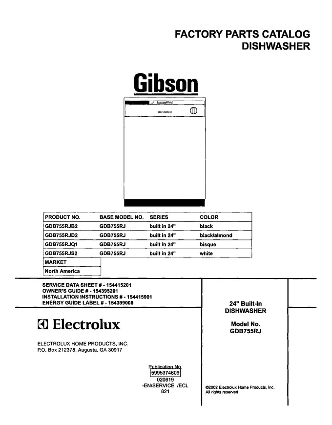 Diagram for GDB755RJD2