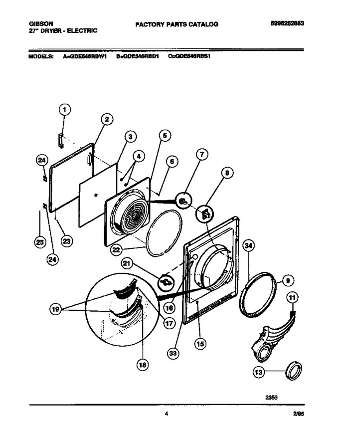 Diagram for GDE546RBD1