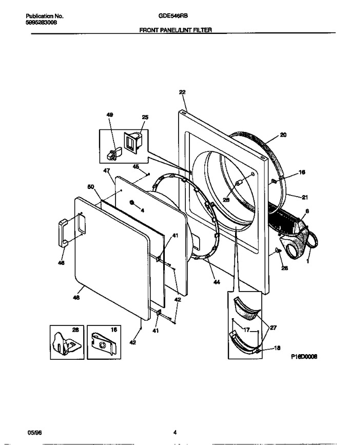 Diagram for GDE546RBD2