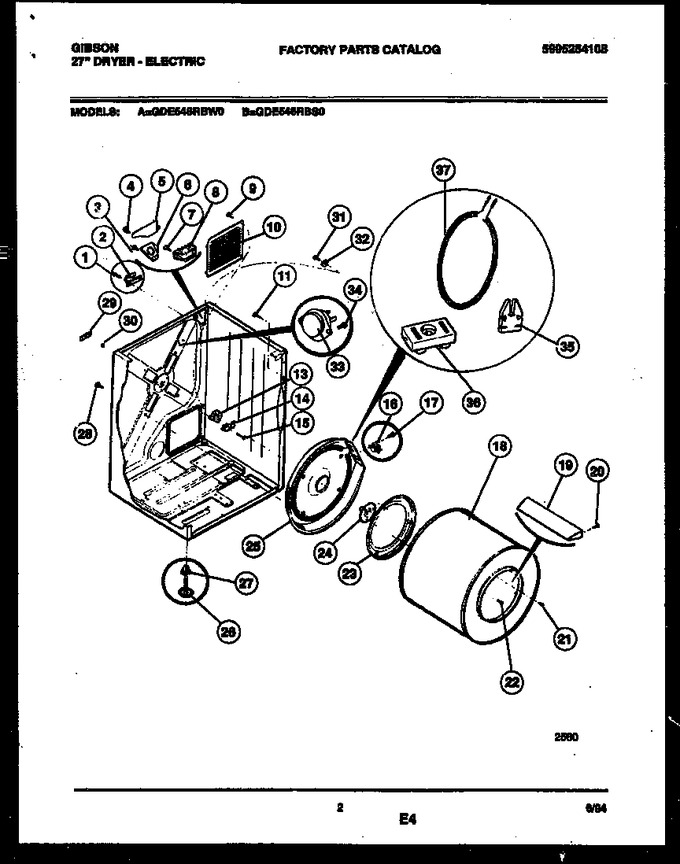 Diagram for GDE546RBS0