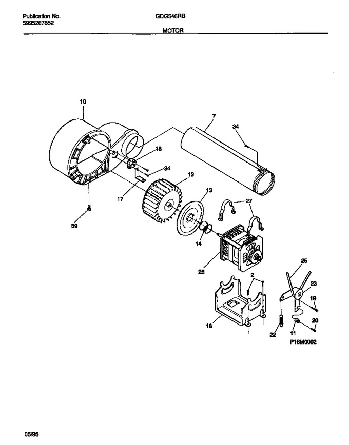 Diagram for GDG546RBW1