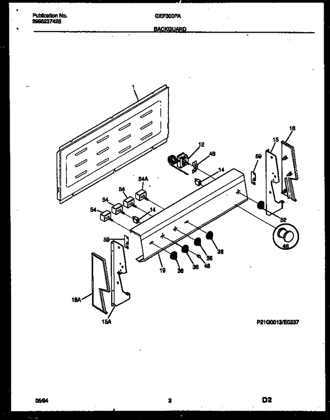 Diagram for GEF300PAWA