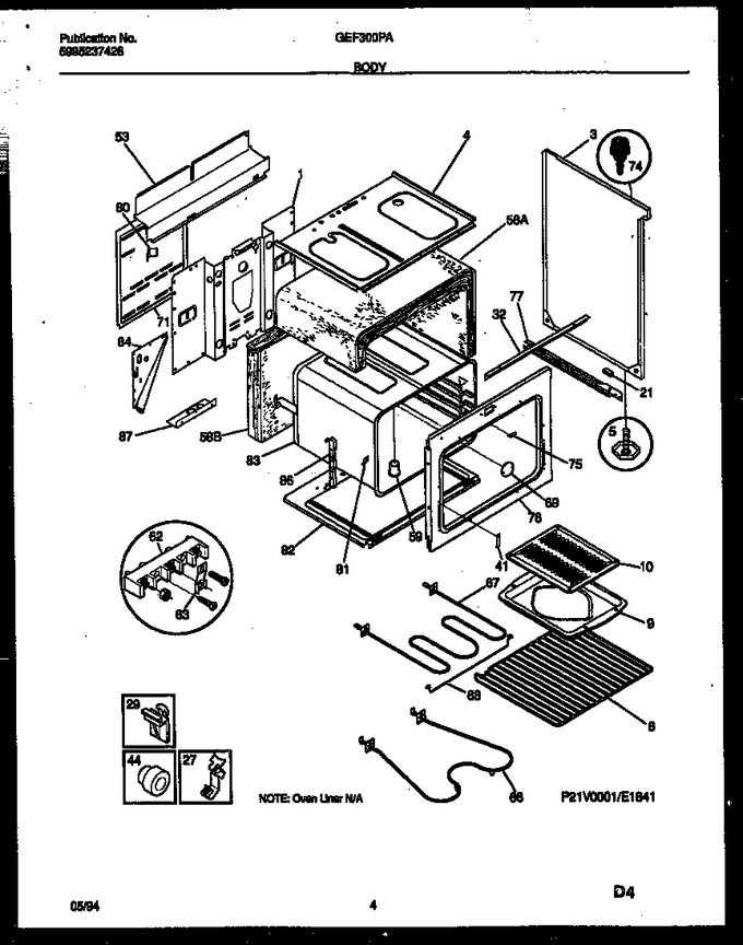 Diagram for GEF300PAWA