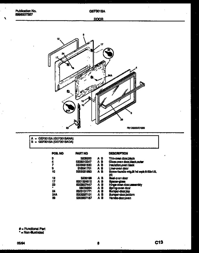 Diagram for GEF301SADA