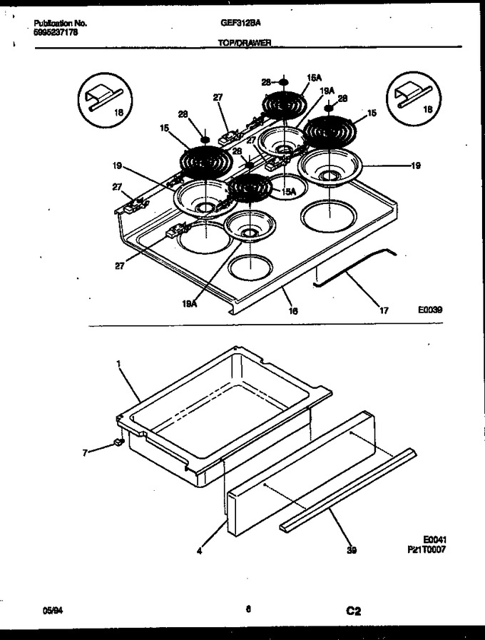 Diagram for GEF312BADA