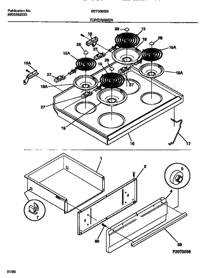 Diagram for GEF350SBWA