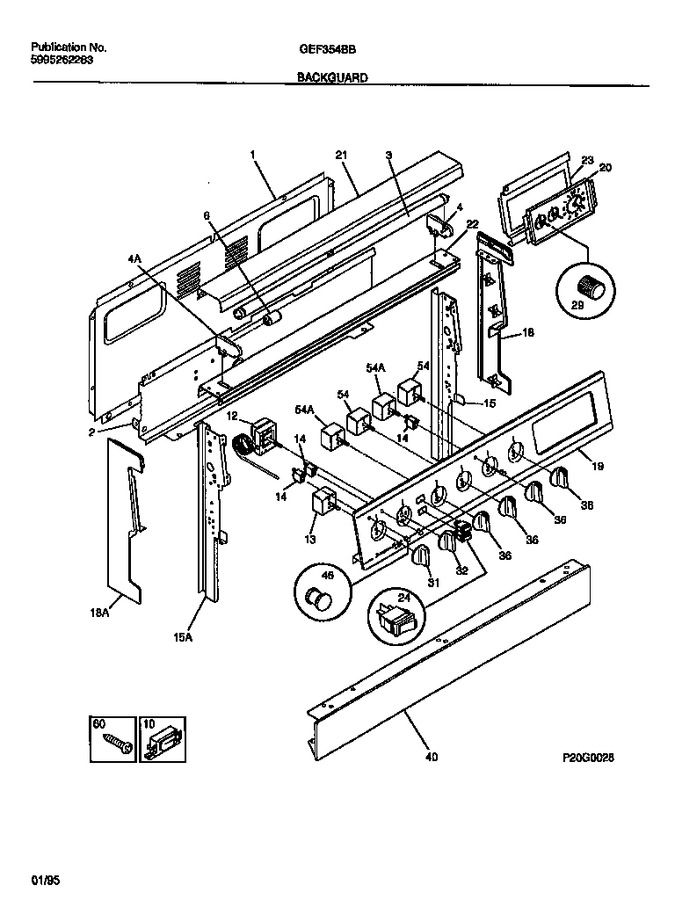 Diagram for GEF354BBWA
