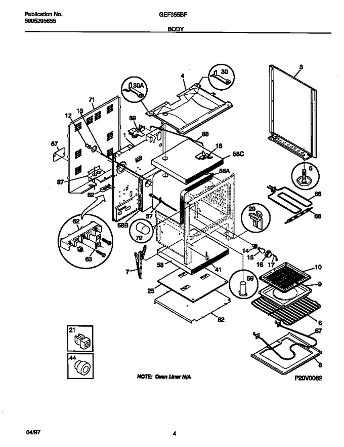 Diagram for GEF355BFWA