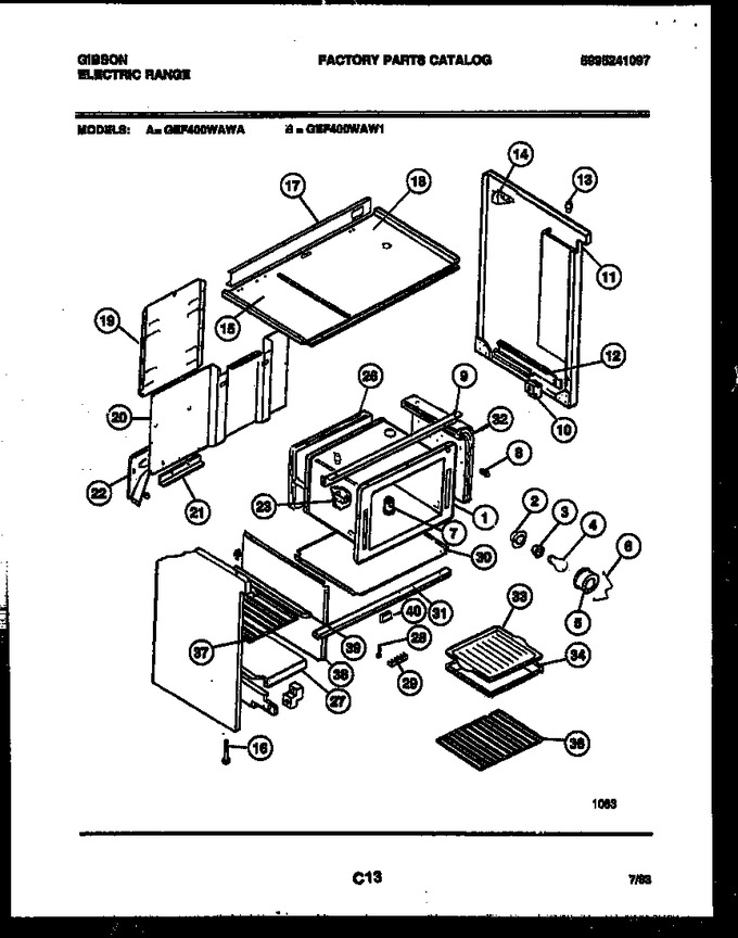 Diagram for GEF400WAWA