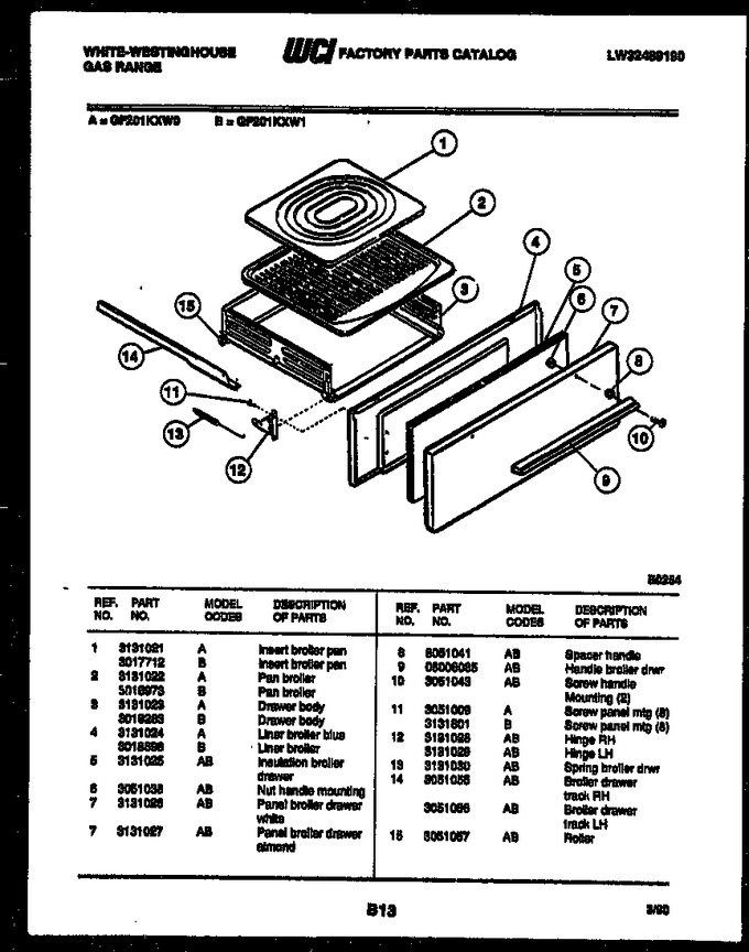 Diagram for GF201KXW1