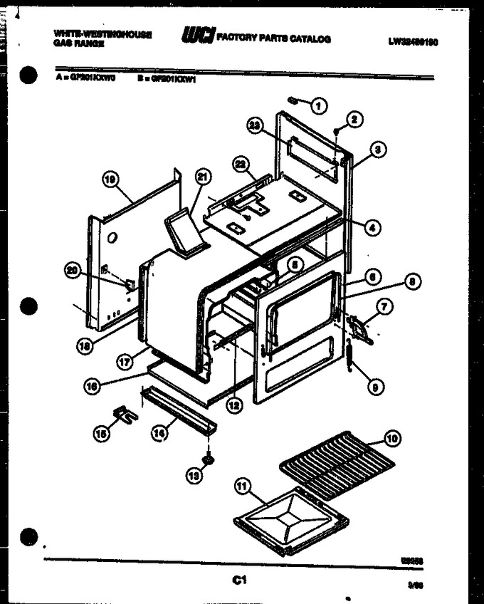 Diagram for GF201KXW1