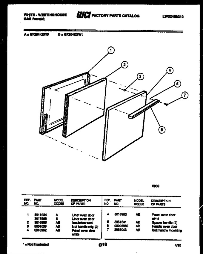 Diagram for GF204KXD1