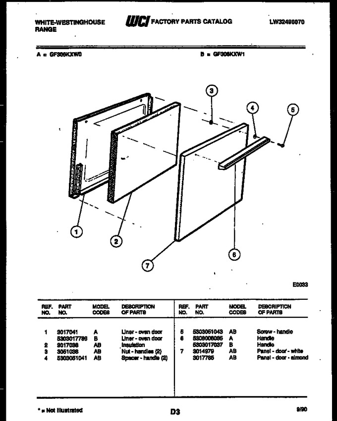 Diagram for GF306KXD1
