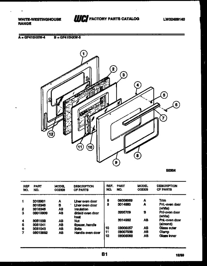 Diagram for GF410HXD5