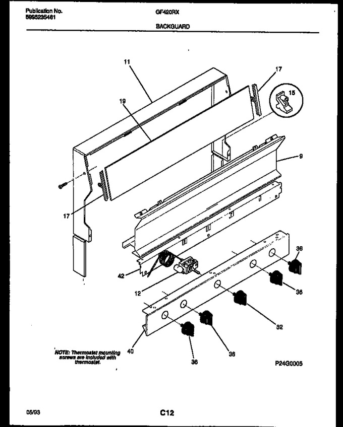Diagram for GF420RXW2