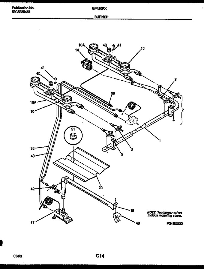 Diagram for GF420RXW2