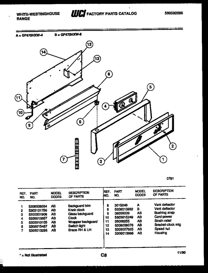 Diagram for GF470HXD4