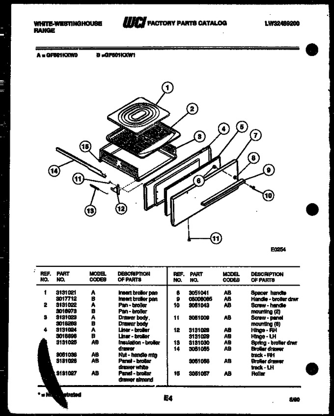 Diagram for GF501KXD1