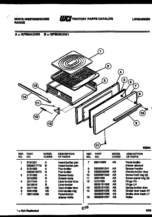 Diagram for GF504KXW0