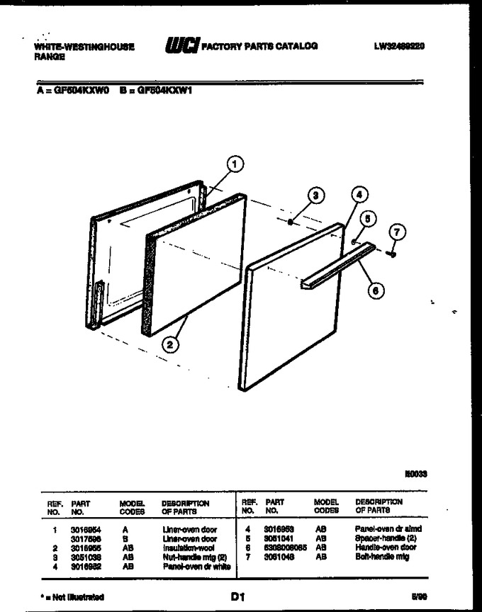 Diagram for GF504KXW0