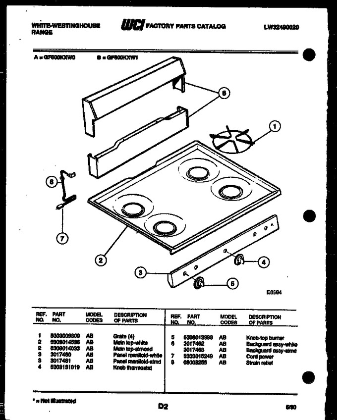 Diagram for GF600KXD0