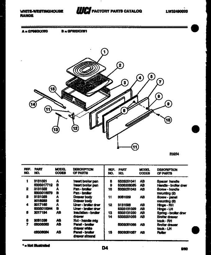 Diagram for GF600KXW1