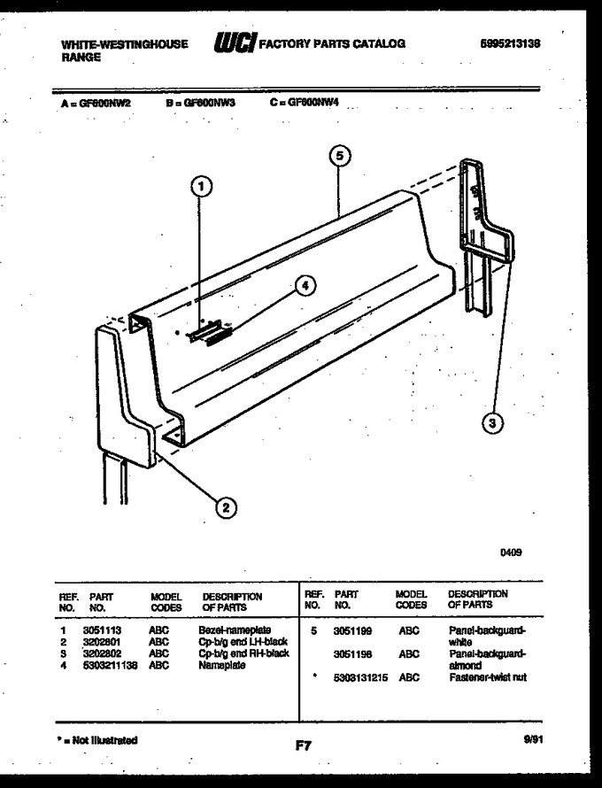 Diagram for GF600ND3