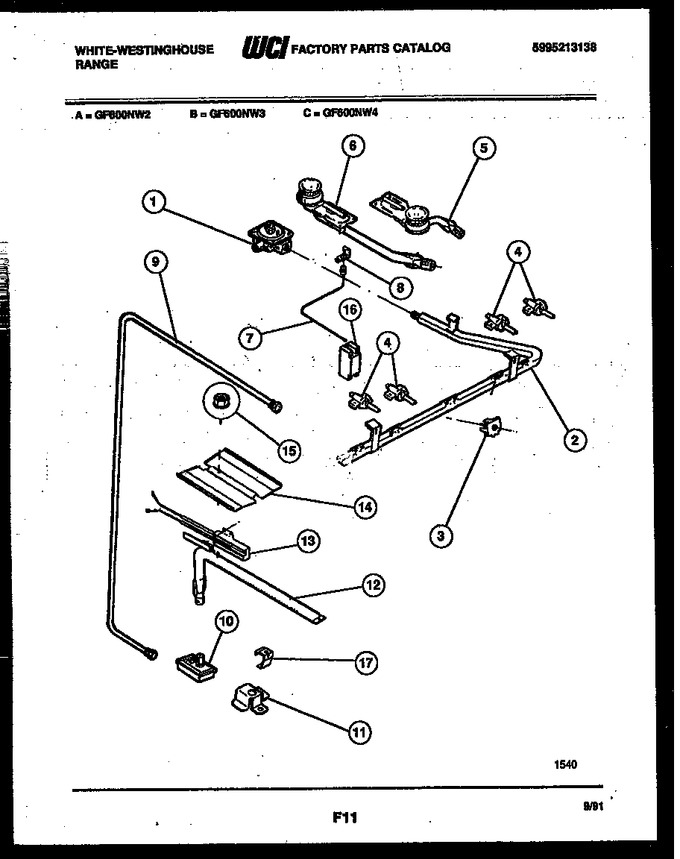Diagram for GF600NW4