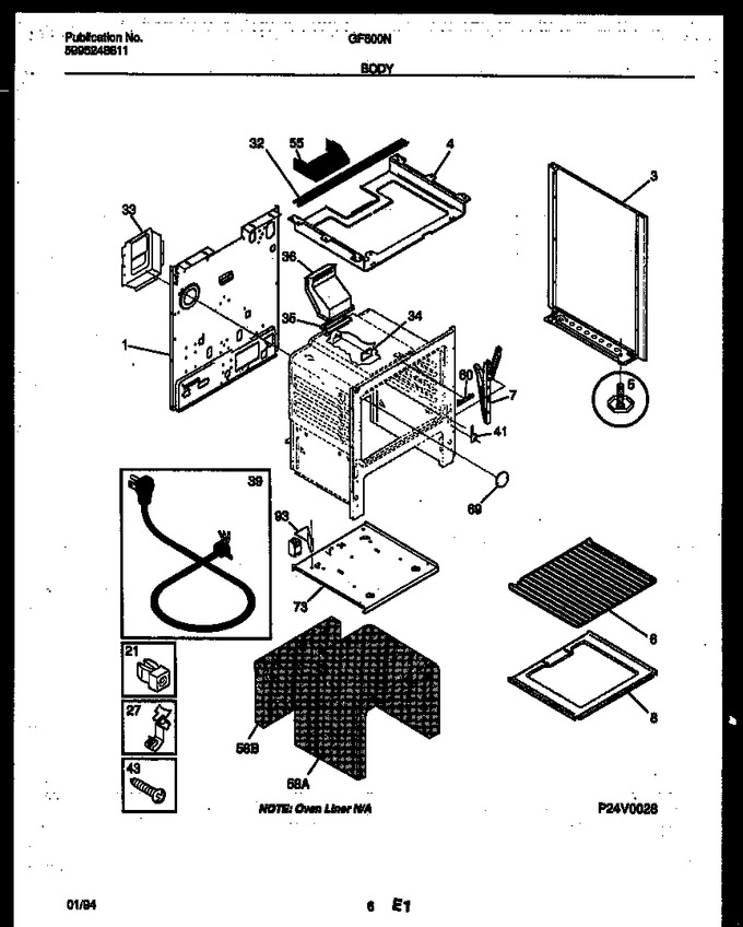 Diagram for GF600ND9
