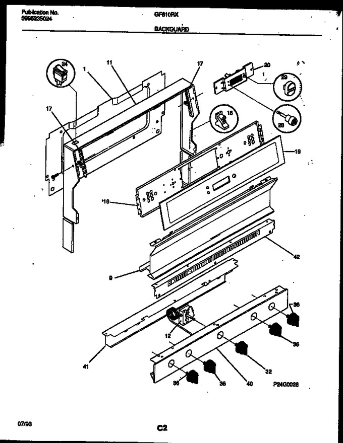 Diagram for GF610RXD3